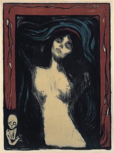 Madonna Donna Amorevole, 1895-1900 da Edvard Munch