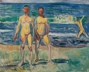 Uomini al mare da Edvard Munch