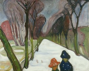Neve nuova nel viale