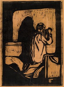 Vecchio che Prega da Edvard Munch