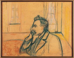 Ritratto di Friedrich Nietzsche da Edvard Munch