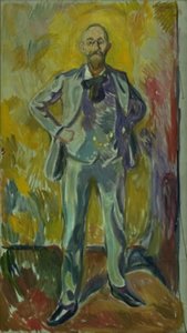 Ritratto del Professor Daniel Jacobson da Edvard Munch