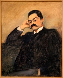 Ritratto di Thor Lutken (1863-1913) - Dipinto di Edvard Munch (1863-1944), olio su tela da Edvard Munch