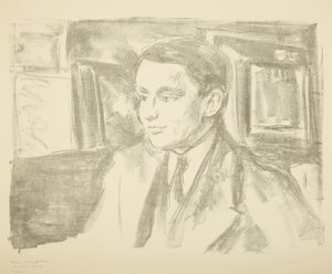 Ritratto di Wolfgang Gurlitt da Edvard Munch