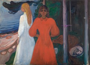 Rosso e bianco da Edvard Munch