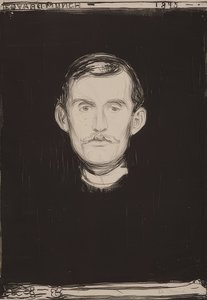 Autoritratto da Edvard Munch