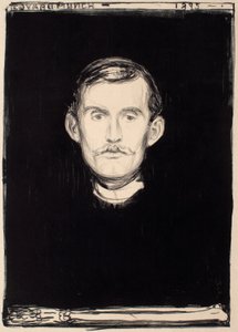 Autoritratto da Edvard Munch