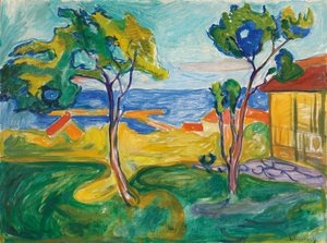 Il Giardino di Asgardstrand da Edvard Munch