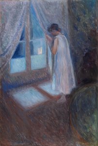 La ragazza alla finestra da Edvard Munch