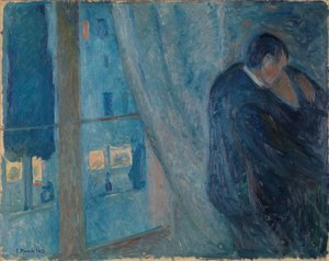 Il bacio, 1892 da Edvard Munch