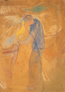 Il Bacio, 1906-1907 da Edvard Munch