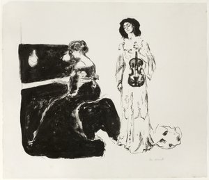 Il concerto di violino da Edvard Munch