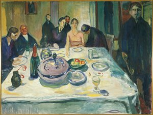 Il matrimonio del boemo, 1925-1926 da Edvard Munch
