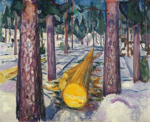 Il tronco giallo da Edvard Munch