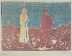 Due Persone, 1899 (I Solitari) da Edvard Munch