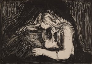 Vampiro II da Edvard Munch
