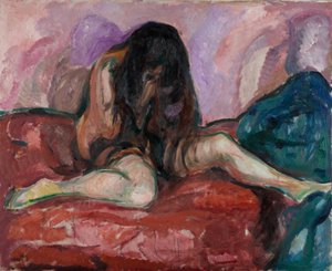 Nudo piangente da Edvard Munch