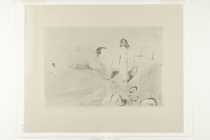 Donne che fanno il bagno da Edvard Munch