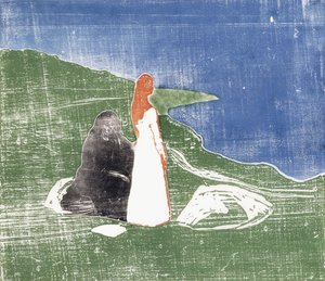 Donne sulla riva del mare