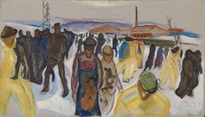 Lavoratori che tornano a casa da Edvard Munch