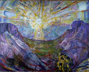 Il sole da Edvard Munch