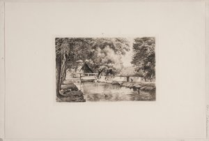 Vicino al Mølleåen da Edvard Petersen
