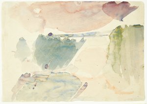 Studio di colore per il quadro di Langelinie da Edvard Weie