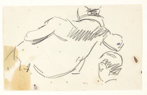 Studio di figura per il quadro di Langelinie da Edvard Weie