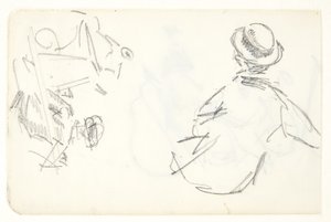 Studi di figure per il quadro di Langelinie da Edvard Weie