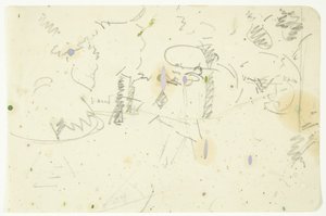Studio di composizione per il quadro di Langelinie da Edvard Weie