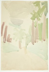 Paesaggio con Palme, Sud della Francia da Edvard Weie