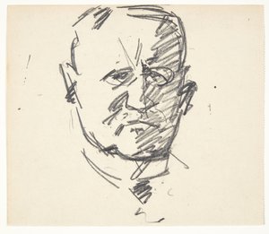 Studio per un ritratto del professor, dr.med. Carl Lorentzen (1860-1932)