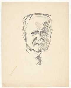Studio per ritratto del dott. Carl Lorentzen (1860-1932) da Edvard Weie
