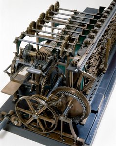 Dettaglio del motore differenziale Scheutz n. 3 da Edvard and Scheutz Per Georg  Scheutz