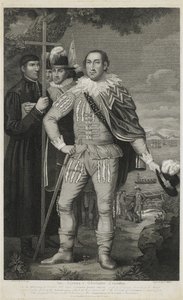 Sbarco di Cristoforo Colombo, inciso da David Edwin da Edward (after) Savage