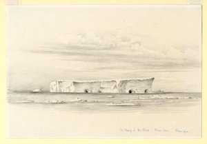 Un iceberg nel pack, Mare di Ross, 1910 da Edward Adrian Wilson
