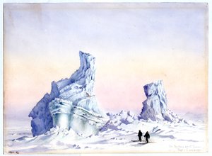 Un iceberg al largo di Cape Evans, 1-11 settembre 1911
