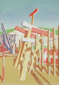 Una strada secondaria del Sussex da Edward Alexander Wadsworth