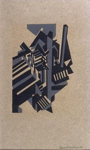 Bradford: Vista di una città, c.1914 da Edward Alexander Wadsworth