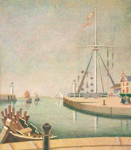 Honfleur, ingresso al porto da Edward Alexander Wadsworth