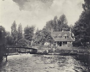 Casa della pesca di Thorney Weir da Edward Alfred Barton