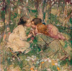 Che ore sono, c1904 da Edward Atkinson Hornel