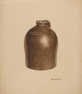 Boccale di latte in ceramica da Edward Bashaw