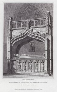 Monumento di Archibald 5º Conte di Douglass, nella Chiesa di Douglass da Edward Blore