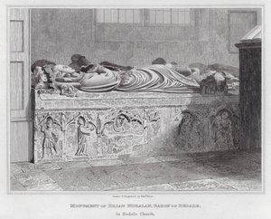 Monumento di Brian Fitzalan, Barone di Bedale, nella Chiesa di Bedale da Edward Blore