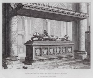 Monumento di Edoardo il Principe Nero, nella Cattedrale di Canterbury