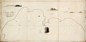Baia di San Giorgio rilevata da Edward Bransfield, Maestro della HMS 