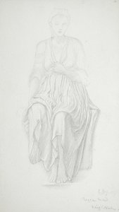 Donna seduta da Edward Burne-Jones
