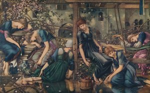 La rosa selvatica, Il cortile del giardino, c1890, 1922