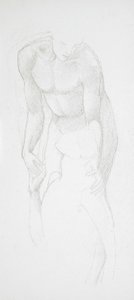 Due nudi maschili da Edward Burne-Jones